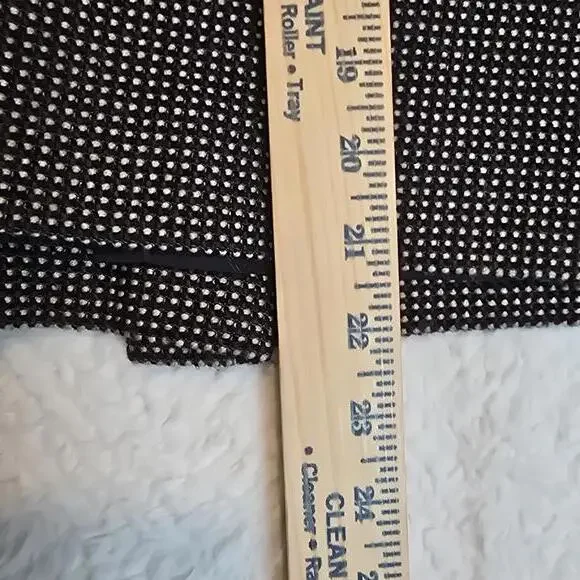 Ann Taylor 100% Virgin Wool Women's Brown&Tan Houndstooth Patterned Skirt Size 2 - Picture 9 of 9